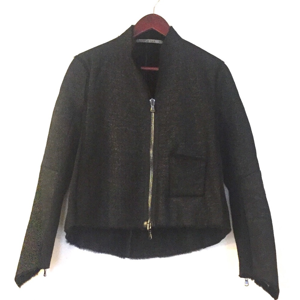 Transit Leather Shearling Jacket - image 2